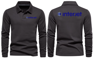 INTERJET LONG SLEEVE POLO